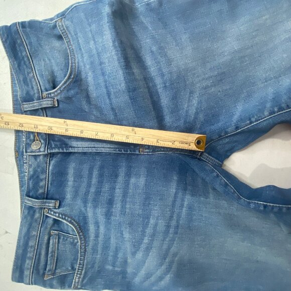 Chicos 2R High Rise Straight Leg Crop Jeans Size 12 Med Wash Denim Womens Casual - Picture 8 of 10